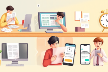 Immagine che illustra il processo di richiesta di un prestito passo passo