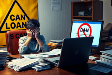 Consigli su come evitare truffe durante la richiesta di un prestito.